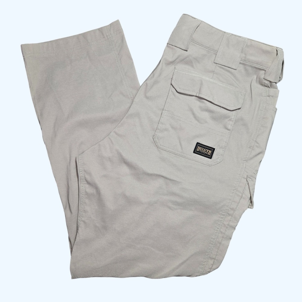 Duluth Trading Co Dry on the Fly Relaxed Fit Pants Mens 40x32 READ 46201B TAN